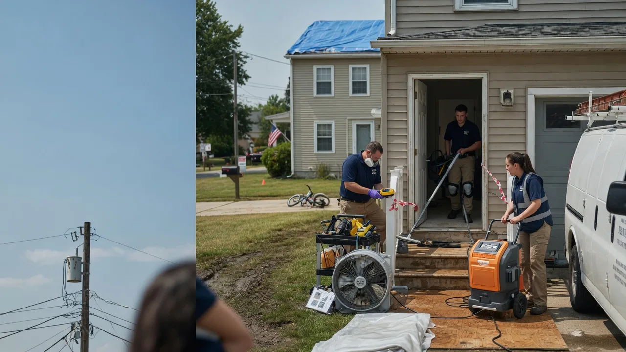 Water Damage Repair in Alma Center, WI near me